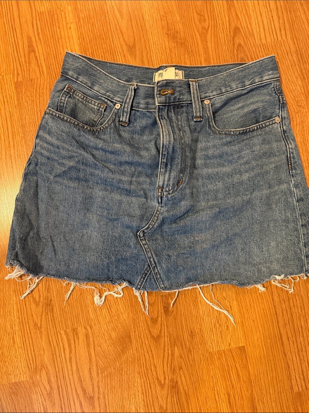 Madewell Denim Mini Skirt